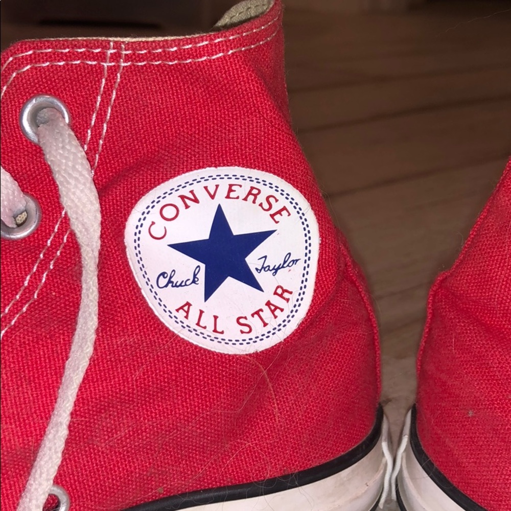 Red Converse - Picture 2 of 4